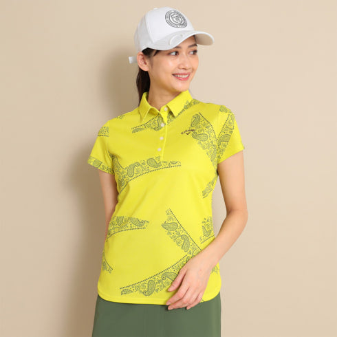 Callaway 女士佩斯利印花鹿子襯衫-C23134211