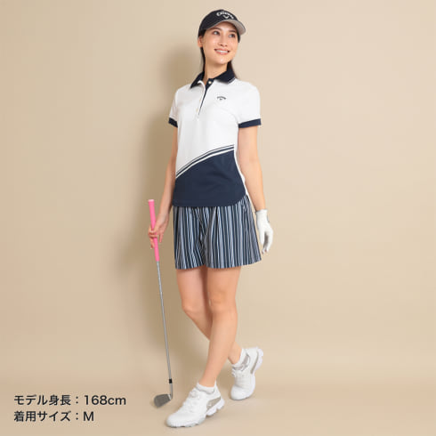 Callaway 女士多條紋印花短褲 C23127201
