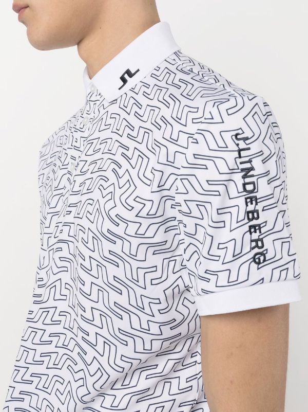 【新品】J.LINDEBERG TOUR TECH REG FIT 印花 POLO 衫-GMJT07644