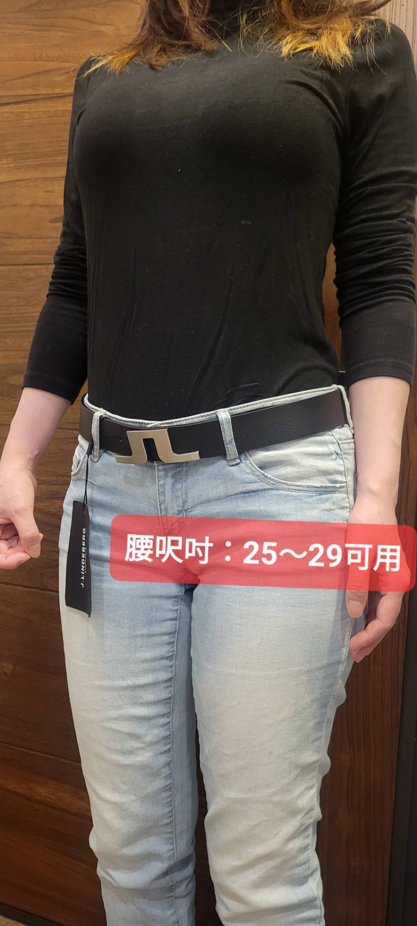 【特價 】J.LINDEBERG BRIDGER 皮帶-GMAC04974(男女同款)