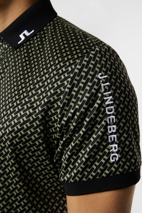 【新品】J LINDEBERG Tour Tech Print-GMJT11946-M523
