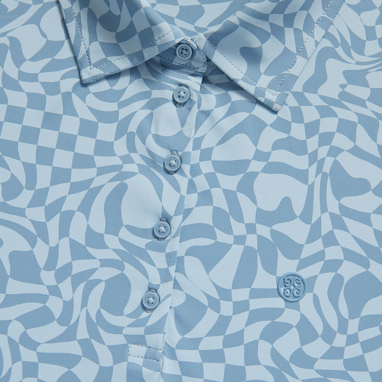 【新品】G/FORE扭曲格紋絲質科技尼龍 POLO 衫