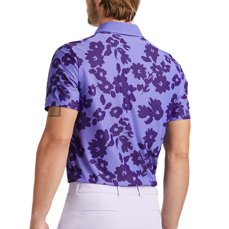 【新品】G/FORE花珠地網眼男士 Polo 衫(峽谷)