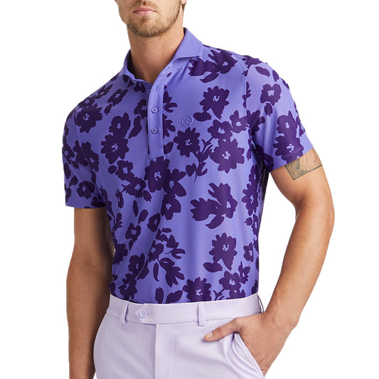 【新品】G/FORE花珠地網眼男士 Polo 衫(峽谷)