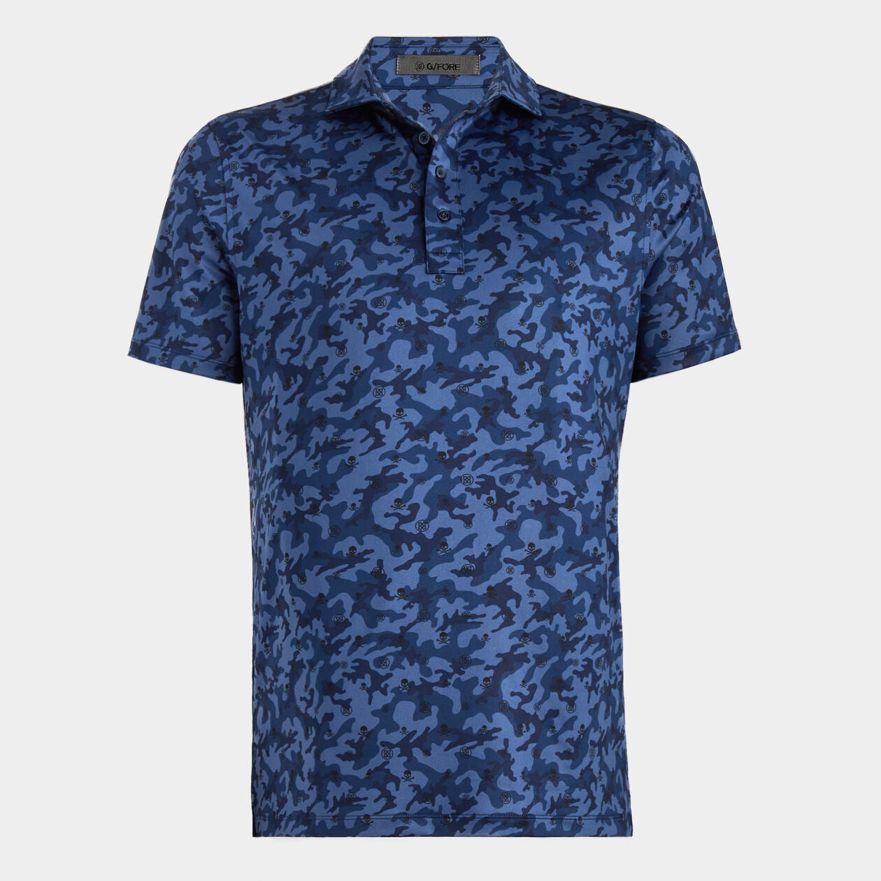 【新品】G/FORE映射迷彩男士平紋針織 Polo 衫(暮光之城)