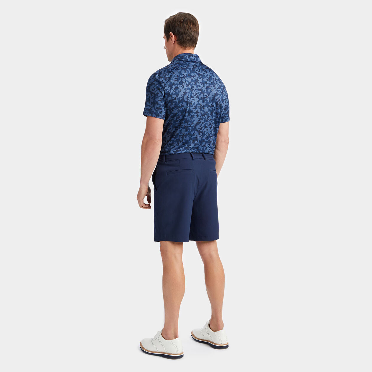 【新品】G/FORE映射迷彩男士平紋針織 Polo 衫(暮光之城)