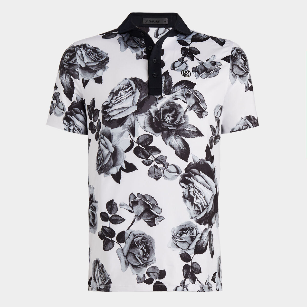 【新品】G/FORE 花卉科技球衣男士 Polo 衫(雪地)