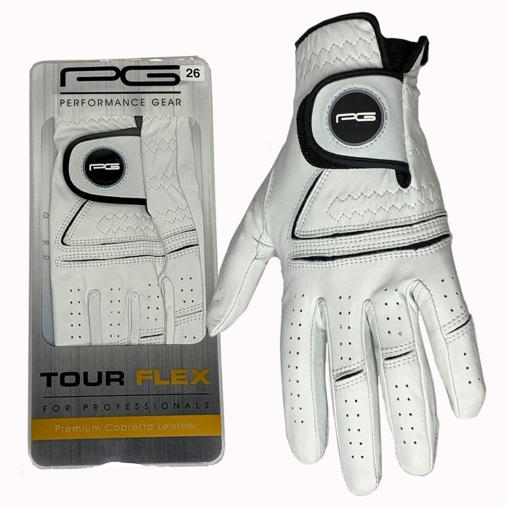 PG PERFORMANCE 男士 GEAR TOUR FLEX 白色手套