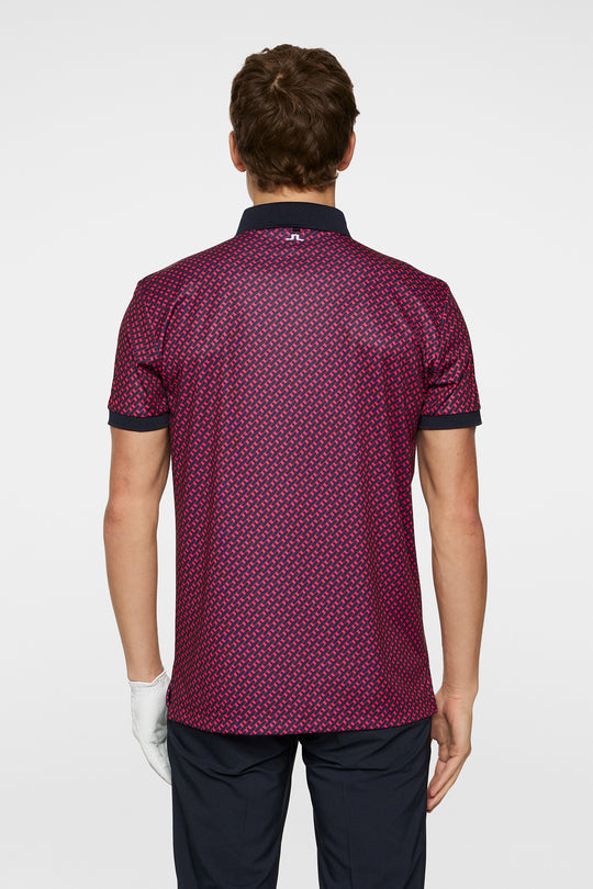 【新品】J LINDEBERG Tour Tech Print-GMJT11946-O541