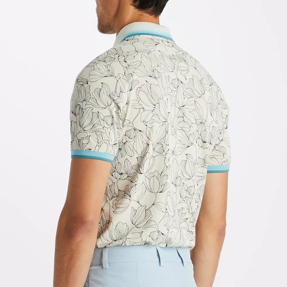 【新品】G/FORE Outline Pique 男士 Polo 衫(石頭色)