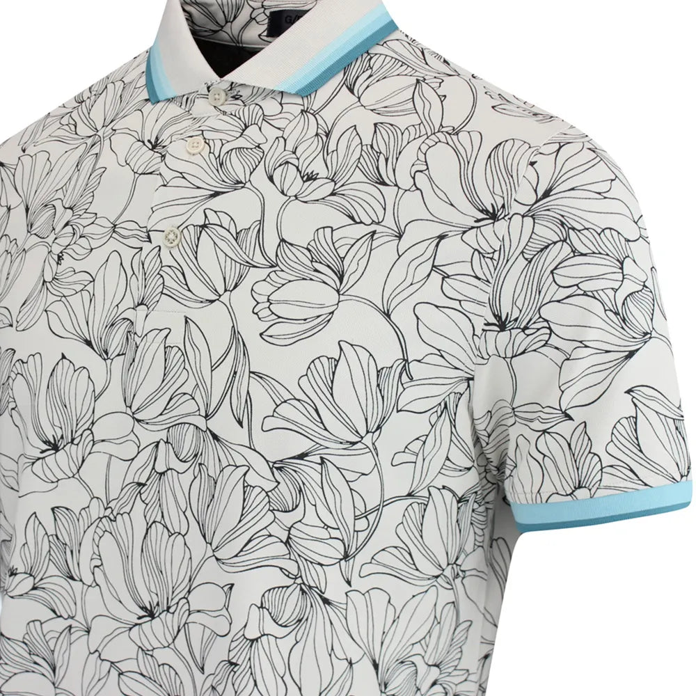【新品】G/FORE Outline Pique 男士 Polo 衫(石頭色)