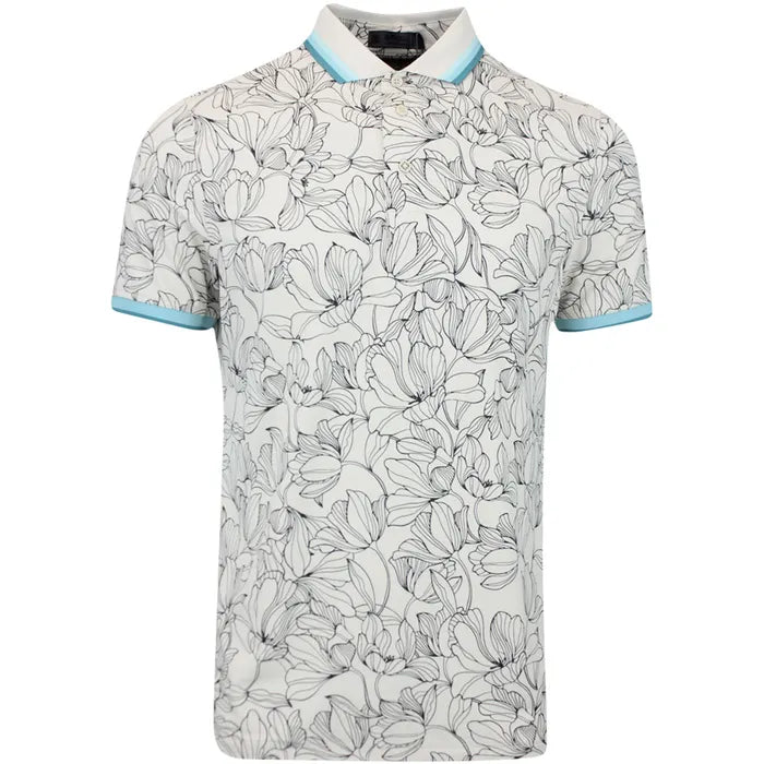【新品】G/FORE Outline Pique 男士 Polo 衫(石頭色)