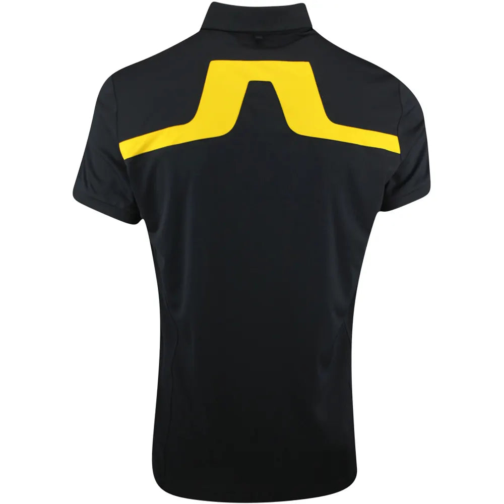 【新品】J LINDEBERG KV 男士黑色POLO- GMJT06620-K099