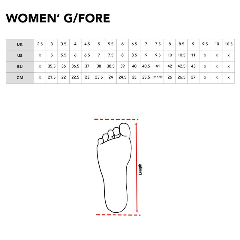 【新品】G/FORE MG4+ O2 G/LOCK女高爾夫釘鞋