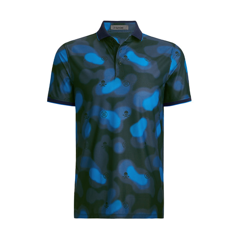 【新品】G/FORE Blur Icon Camo男款 科技高爾夫衫