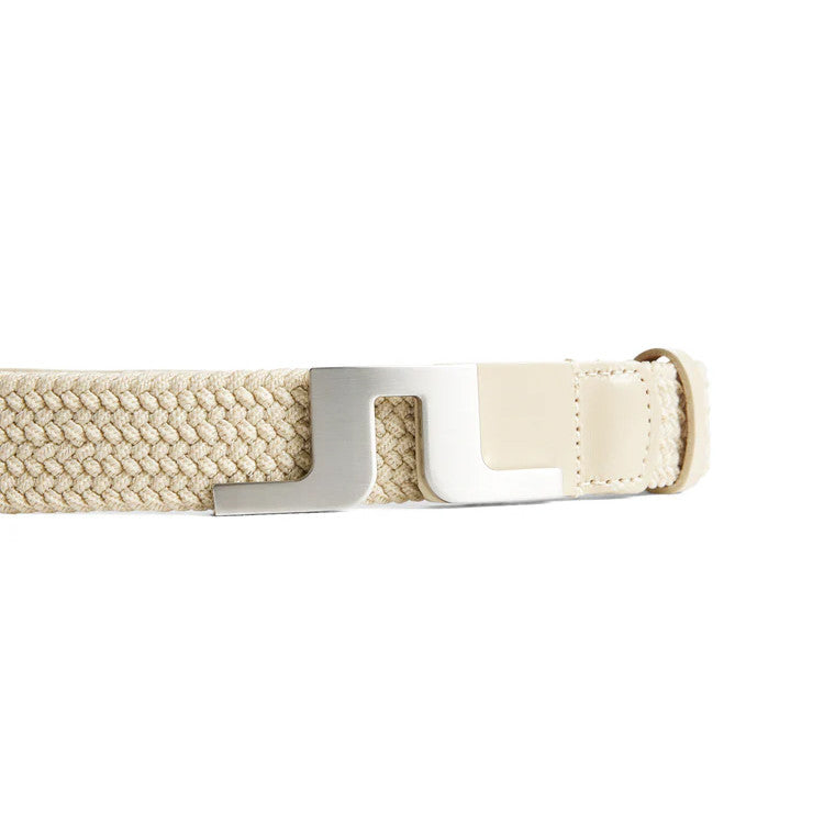 【新品】J LINDEBERG Lykke Braided 男款皮帶-GMAC12115