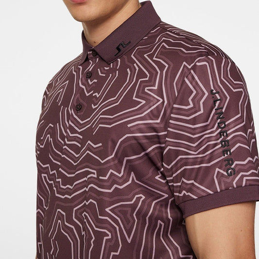 【新品】J LINDEBERG Tour Tech Print-GMJT13043-Q296