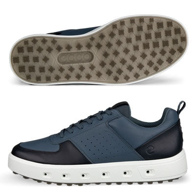 Ecco 男款 Golf Street 720 (Black/Blue)