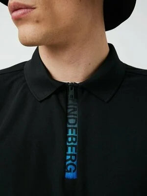 【新品】J.LINDEBERG BRAYDEN GOLF POLO-黑色-GMJT05693