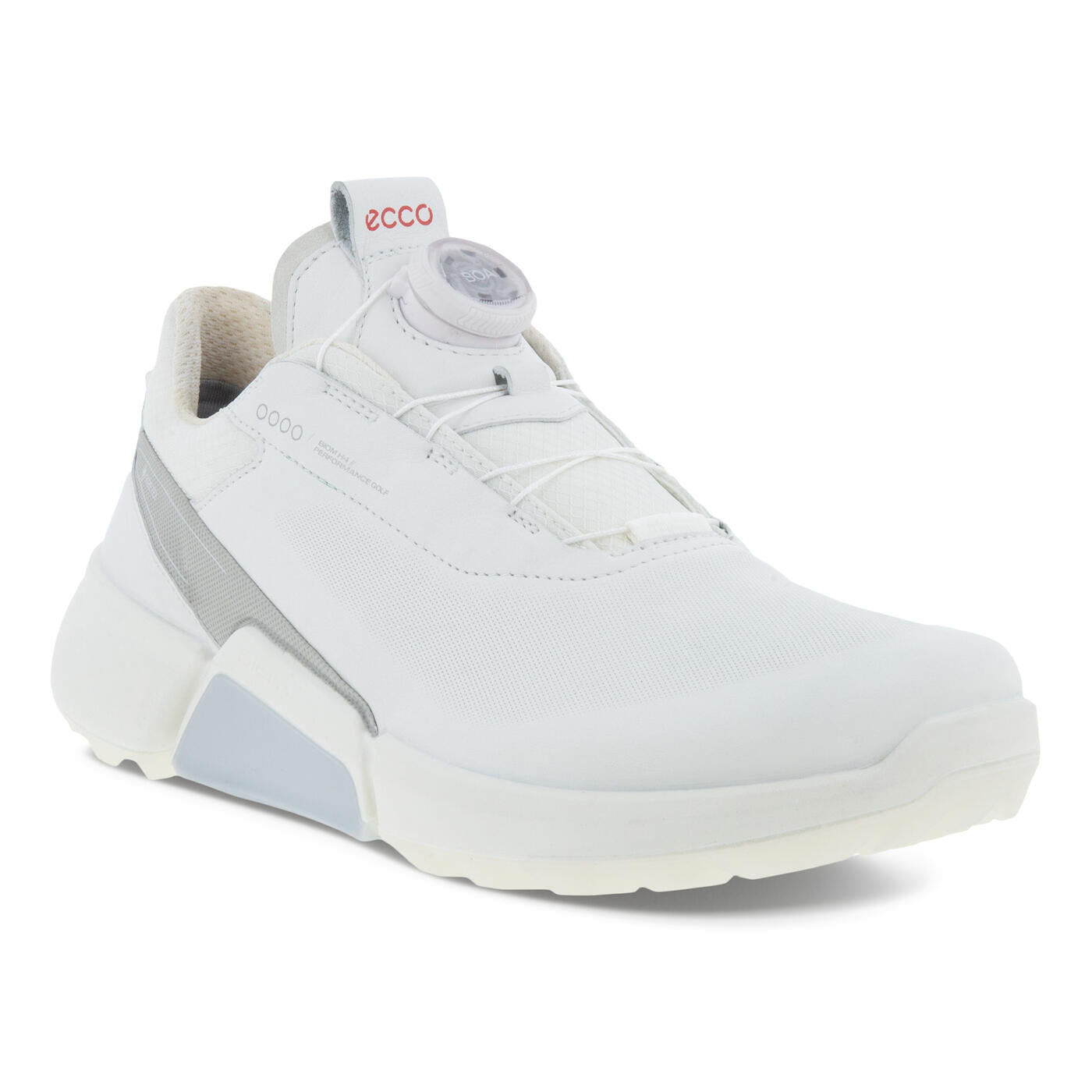 ECCO 女式高爾夫 BIOM H4 BOA/白色/混凝土