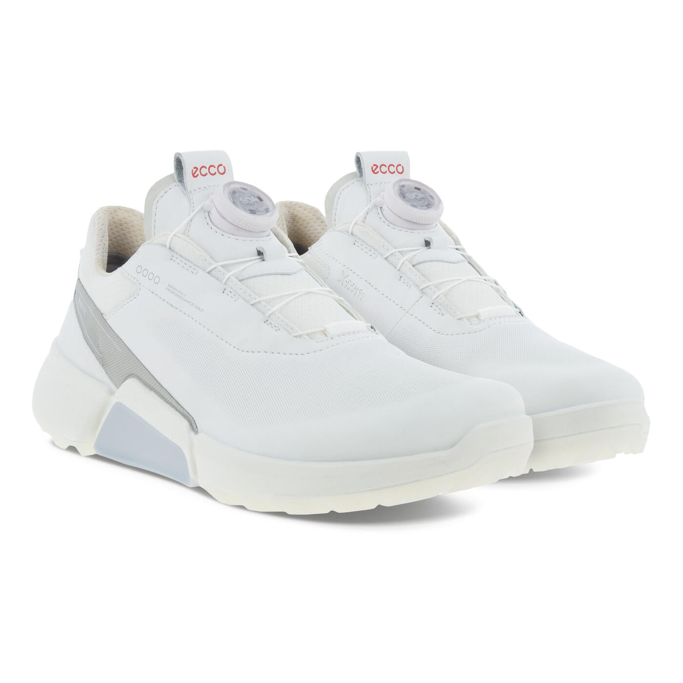 ECCO 女式高爾夫 BIOM H4 BOA/白色/混凝土