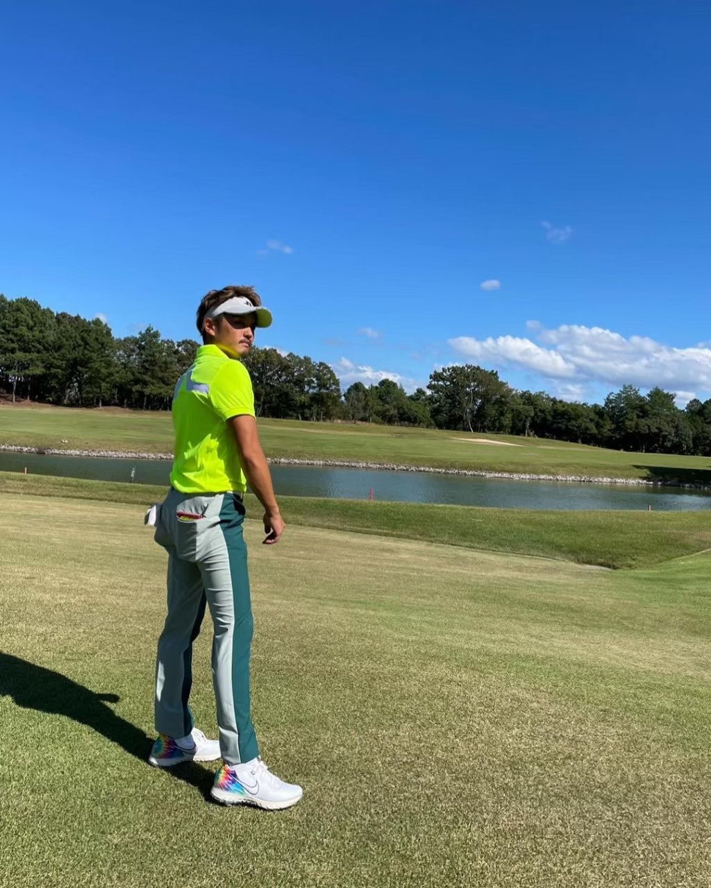 【特價 】J.LINDEBERG TWIG TWO TONE GOLF PANT-GMPA04800