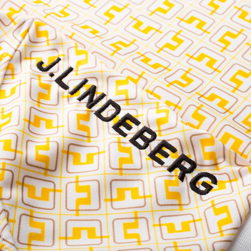 【新品】J.LINDEBERG
TOUR TECH 白橋印花Polo衫
-GWJT06827-A023