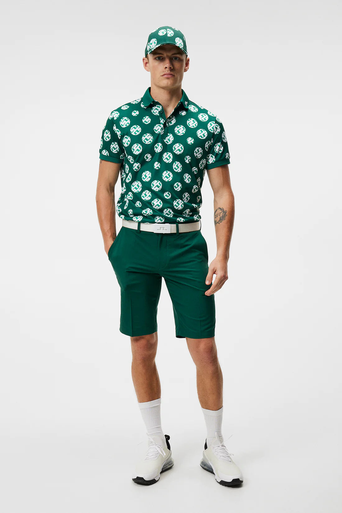 【特價 】J.LINDEBERG SOMLE SHORTS(雨林綠)-GMPA07905
