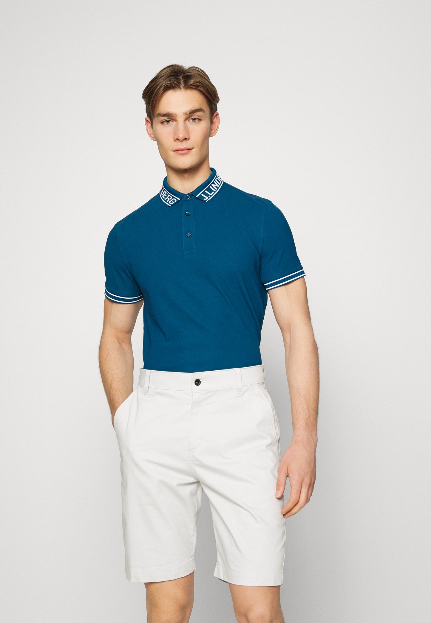 J.LINDEBERG AUSTIN REGULAR FIT-Moroccan blue-GMJT05586