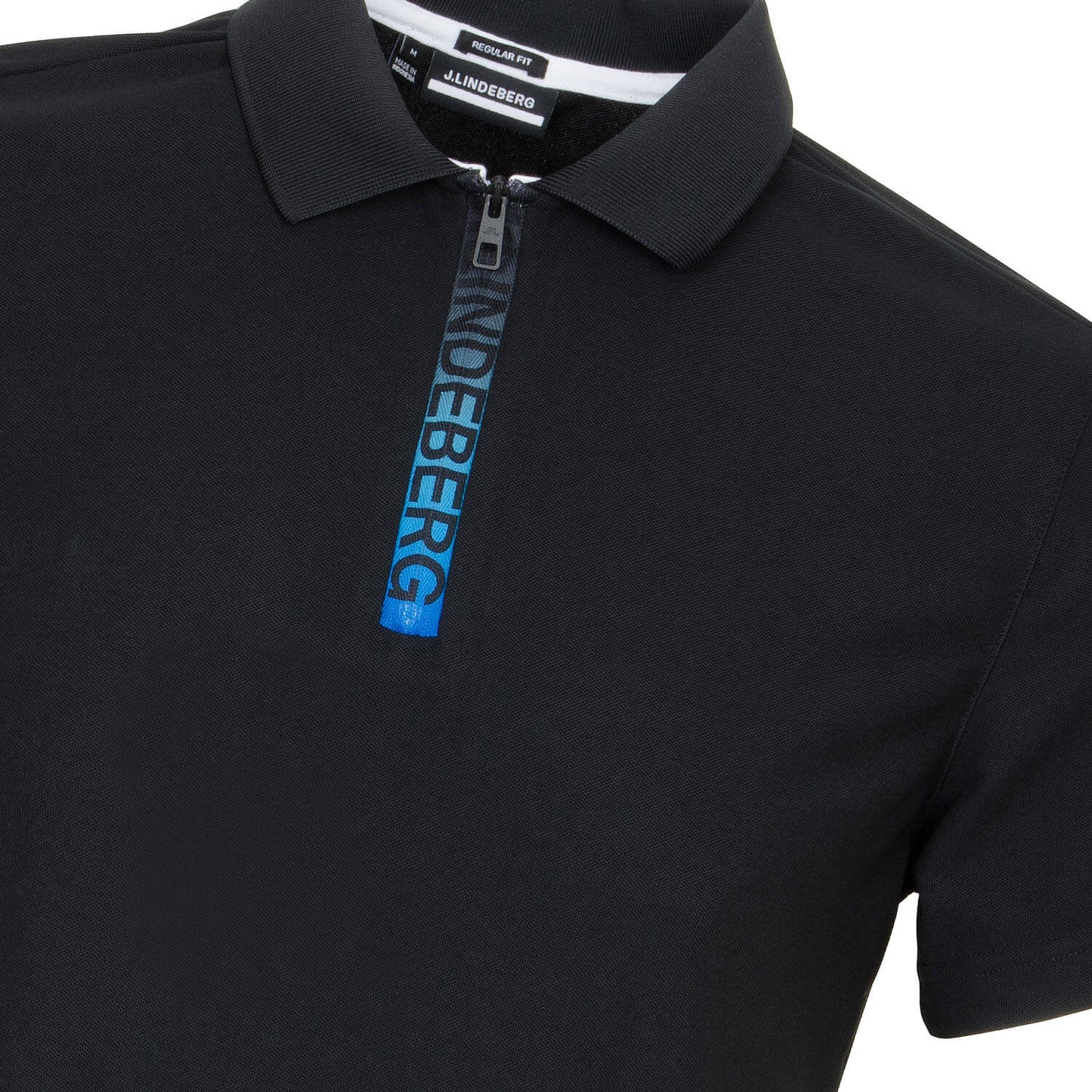 【新品】J.LINDEBERG BRAYDEN GOLF POLO-黑色-GMJT05693