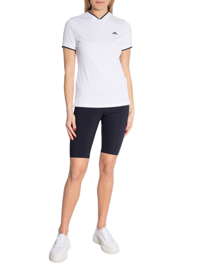 J LINDEBERG PARVIN GOLF TOP-White-GWJT05550