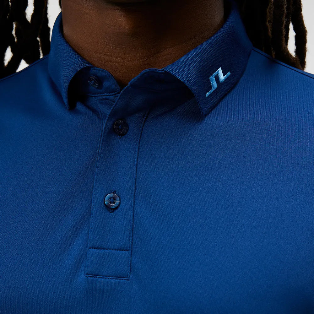 【特價 】J LINDEBERG KV 常規版型 POLO 衫(莊園藍)-GMJT08580-O341
