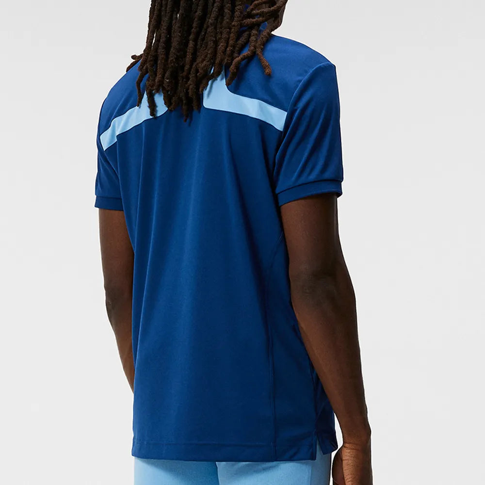 【特價 】J LINDEBERG KV 常規版型 POLO 衫(莊園藍)-GMJT08580-O341