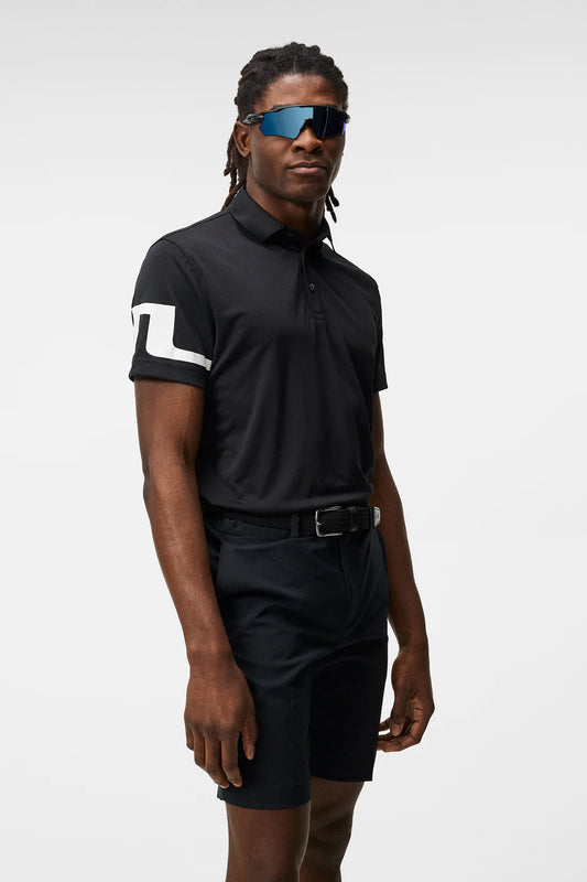 【特價】J LINDEBERG HEATH 常規版型高爾夫 POLO 衫(黑)-GMJT06335