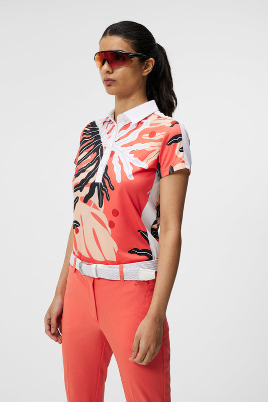 【特價 】2024早春女款J LINDEBERG Jada Print Polo-GWJT10138