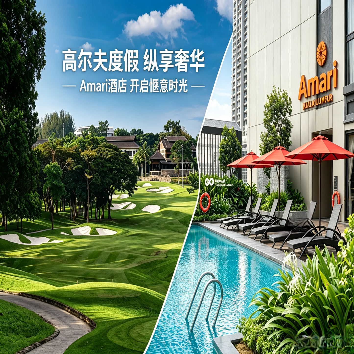 吉隆坡高爾夫～5天3球➡️超值五星酒店✈️不含機票