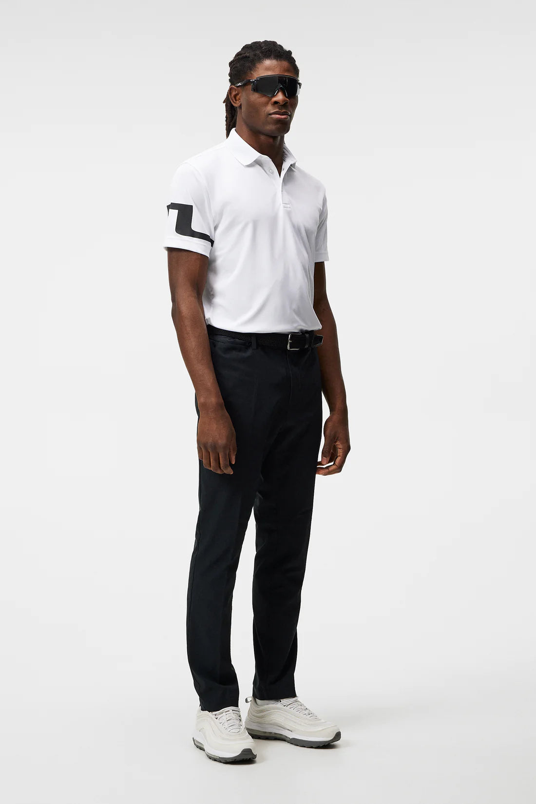 【特價】J LINDEBERG HEATH 常規版型高爾夫 POLO 衫(白)-GMJT06335