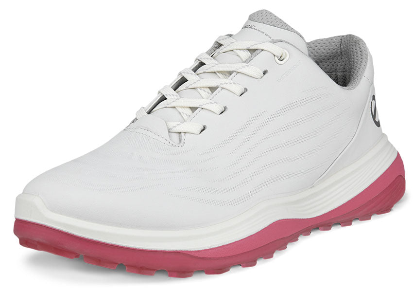 ECCO 女士高爾夫皮革防水鞋(鞋帶款)NEW