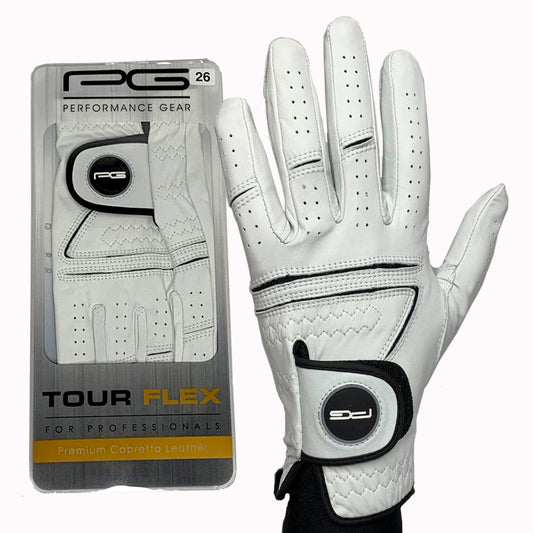 PG PERFORMANCE 男士 GEAR TOUR FLEX 白色手套