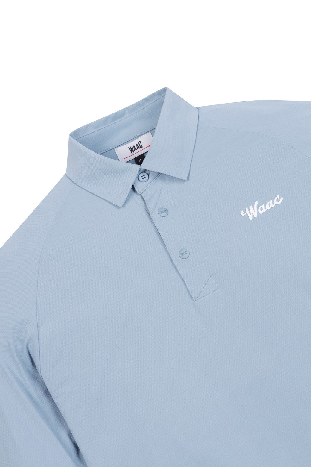 WAAC 男士 WAAC 標誌 LS Polo 衫-WMTBM24200SBX