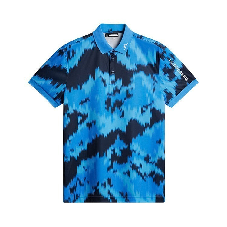 【新品】J LINDEBERG Tour Tech Print-GMJT13043-O557