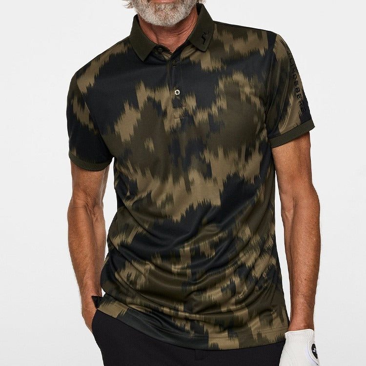 【新品】J LINDEBERG Tour Tech Print-GMJT13043--M538