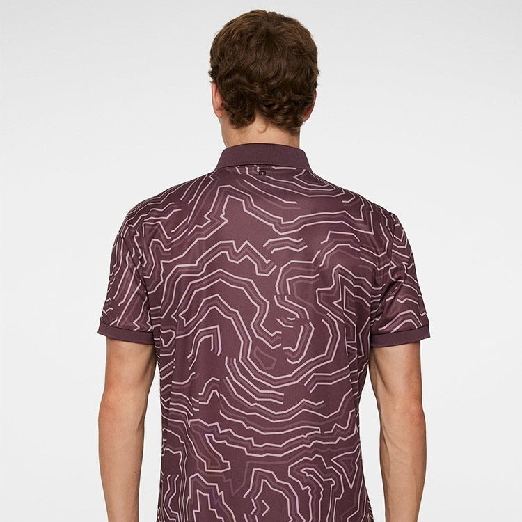 【新品】J LINDEBERG Tour Tech Print-GMJT13043-Q296