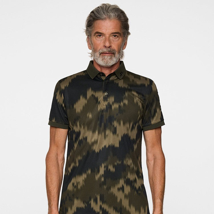 【新品】J LINDEBERG Tour Tech Print-GMJT13043--M538