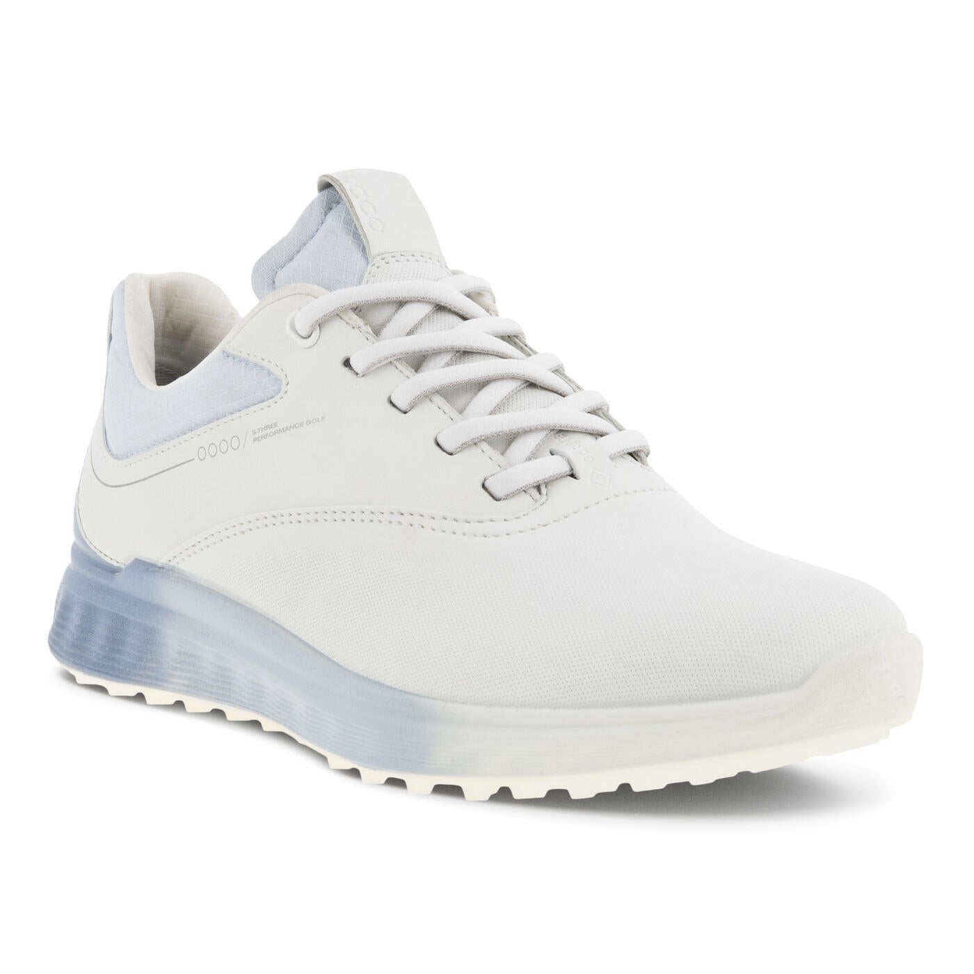 ECCO 女士高爾夫 S-THREE 鞋/2023NEW/灰藍色