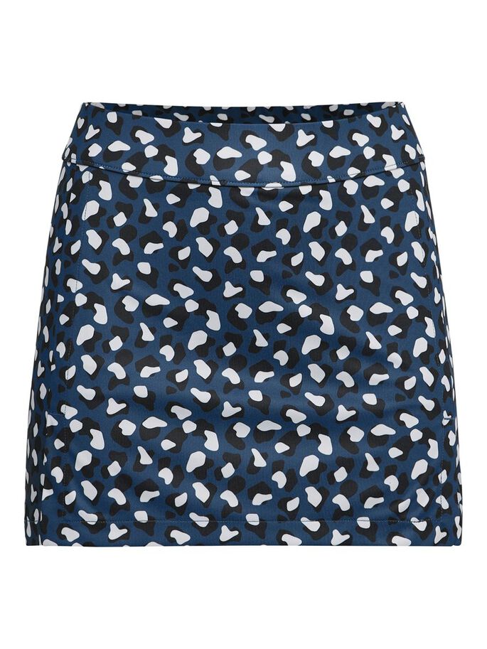 【特價】J.LINDEBERG Amelie Print Golf Skirt- Moroccan Blue Animal -GWSD05525