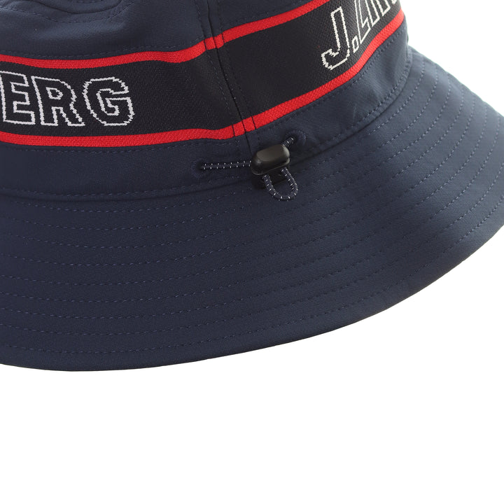 【特價 】J.LINDEBERG高爾夫丹佛條紋漁夫帽-GMAC07058