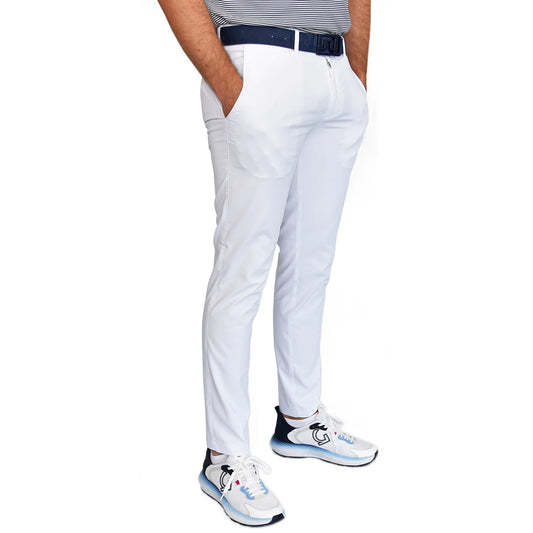 【特價  】J LINDEBERG Elof 高爾夫球褲 - 白色-GMPA06768